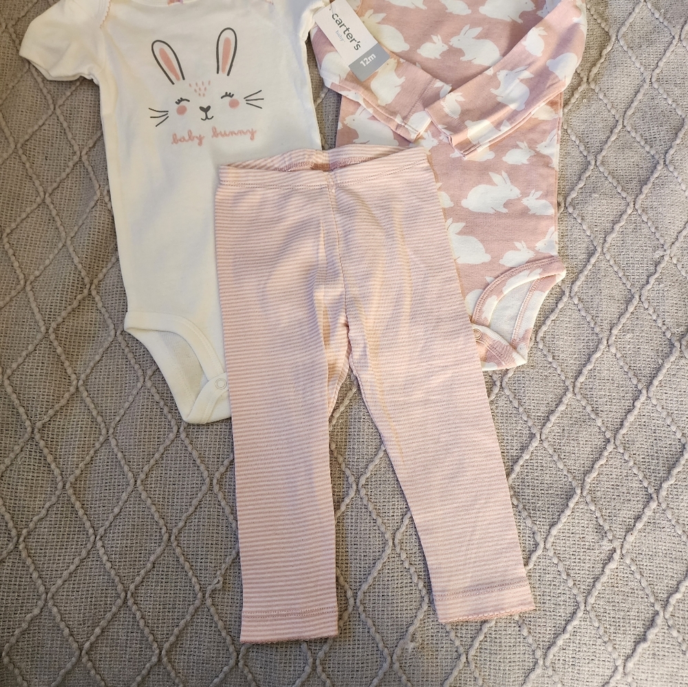 NWT Carters 3pc Outfit Size 12 months